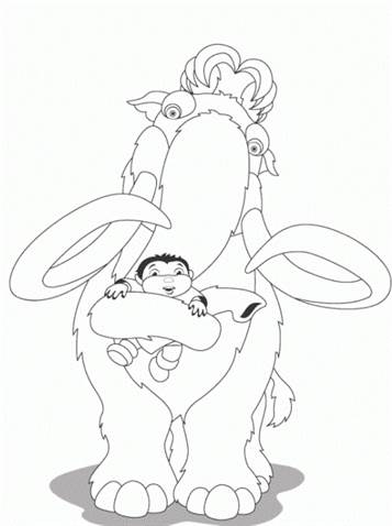 Kids-n-fun.com | 7 coloring pages of Ice Age